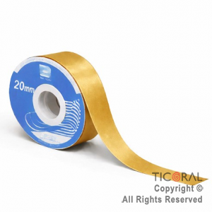 CINTA LISA 20 MM X 25 MTS DORADO